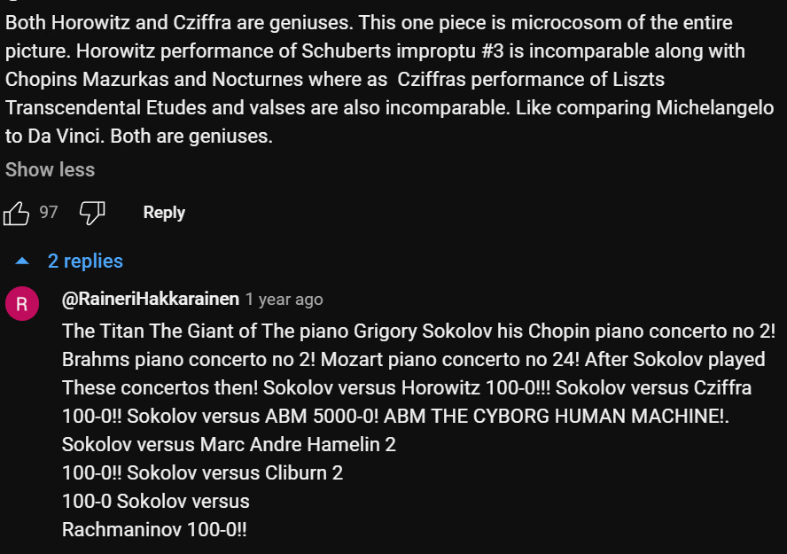 youtube commend